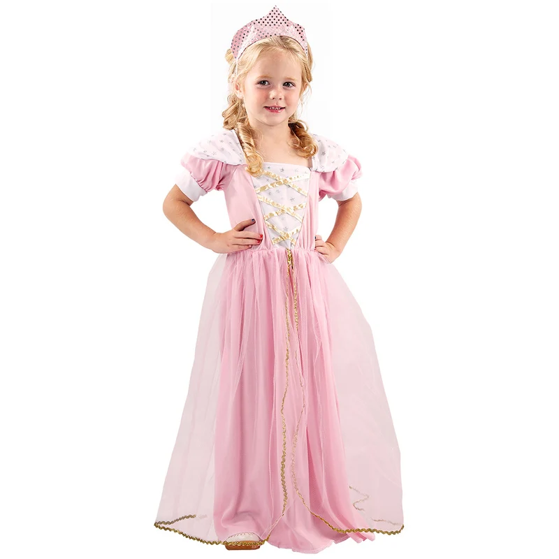 Prinzessinnenkleid Alisha In Zartrosa Mit Krone