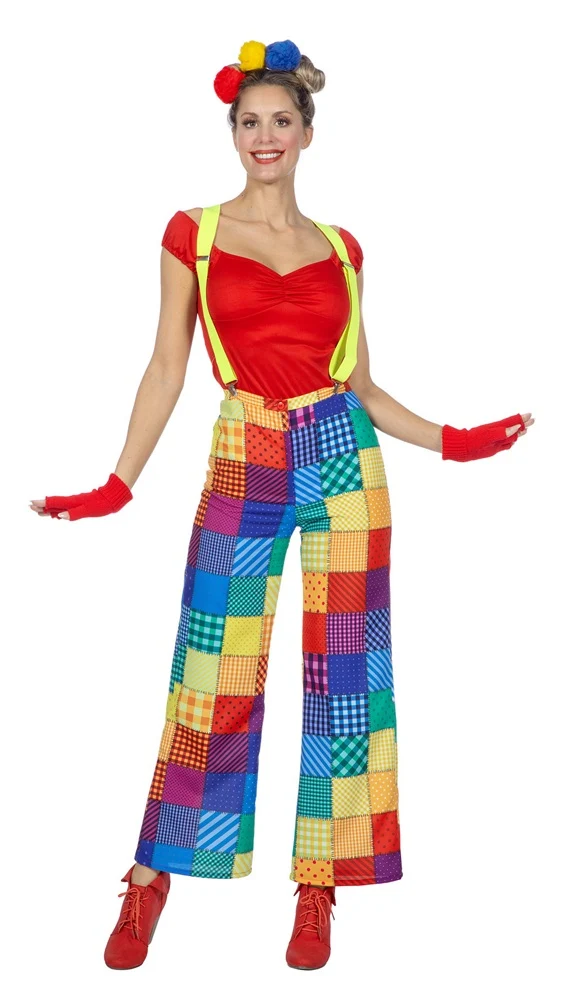 Clownshose Patchwork für Damen