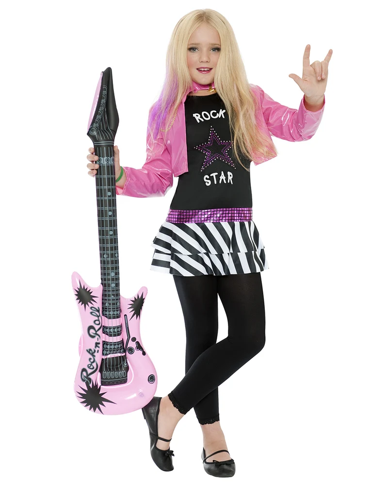 Mini Glam-Rockstar Kinderkostüm