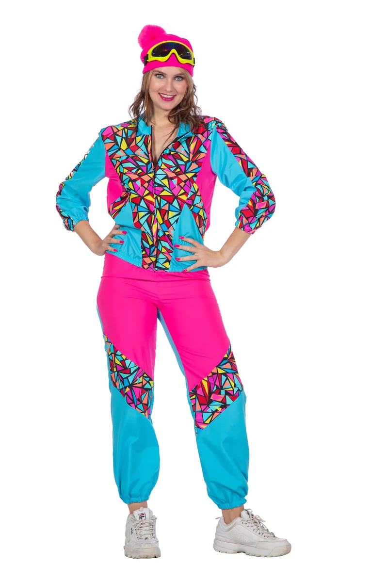 Trainingsanzug Ski neon für Damen