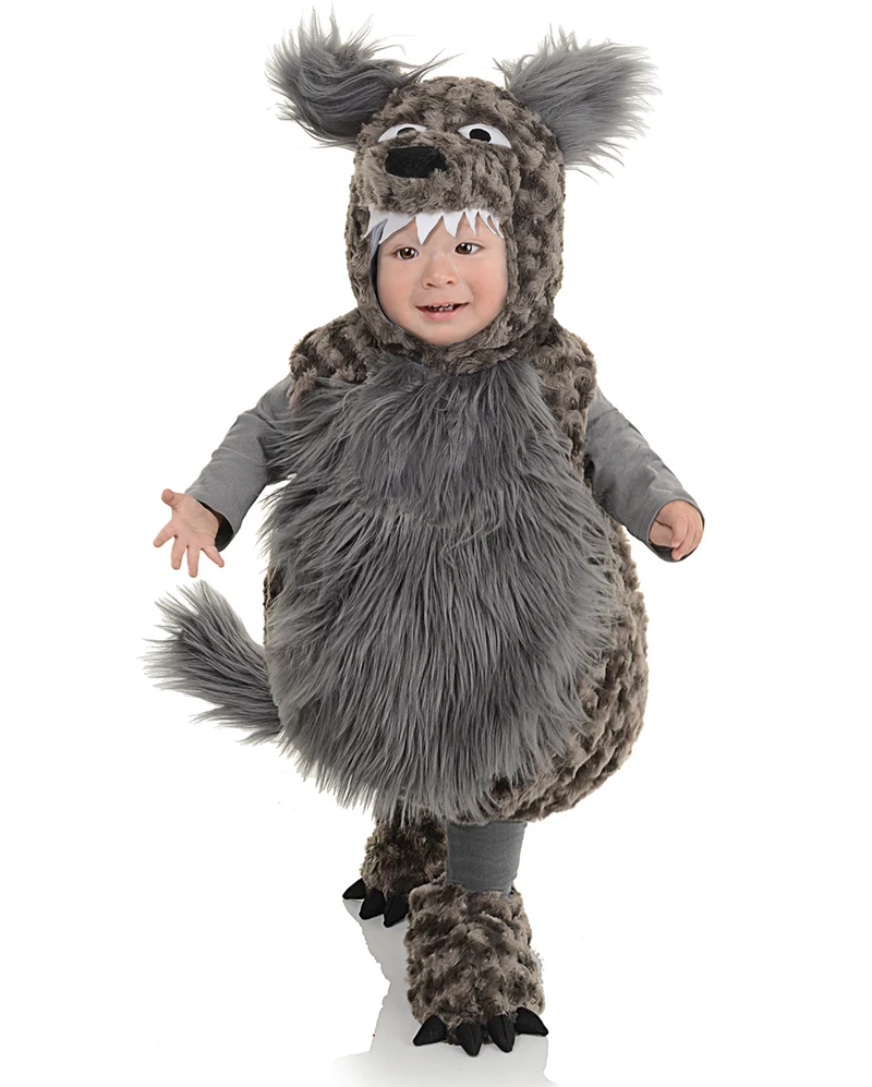 Plüsch Wolf Kleinkinderkostüm