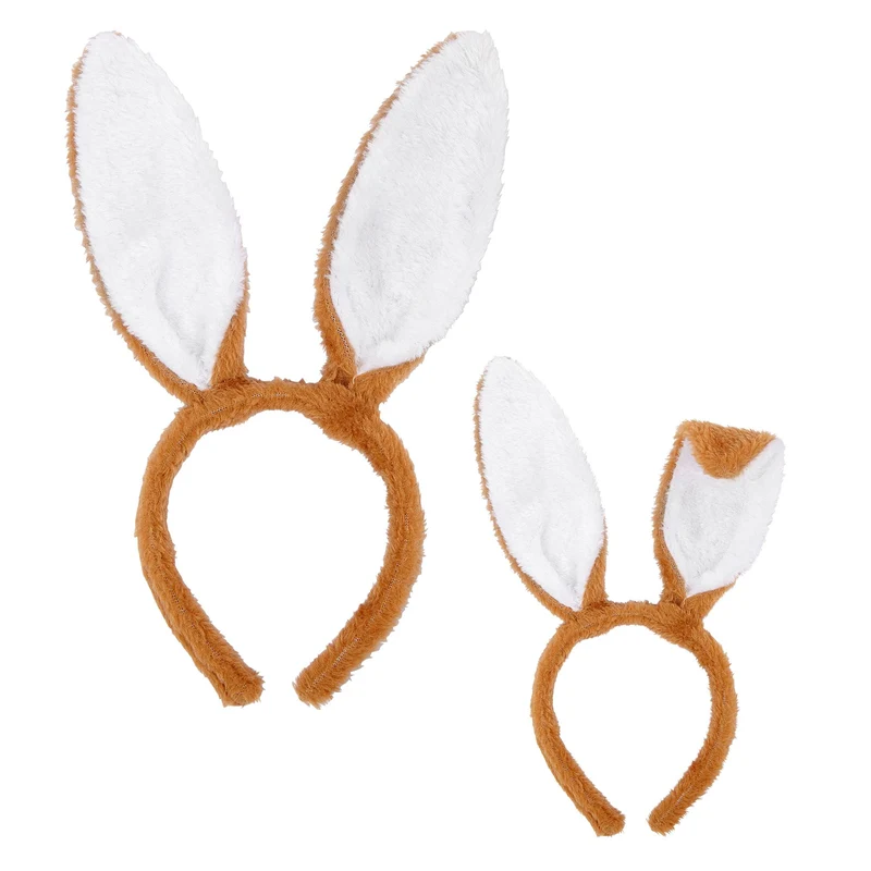 Bunny Plüsch Hasenohren braun