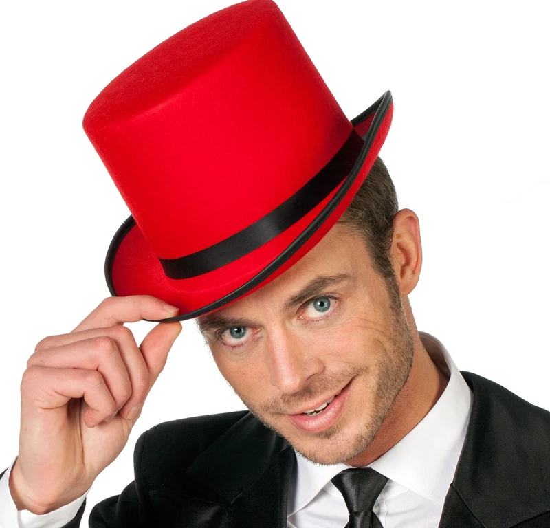 Eleganter Roter Zylinder