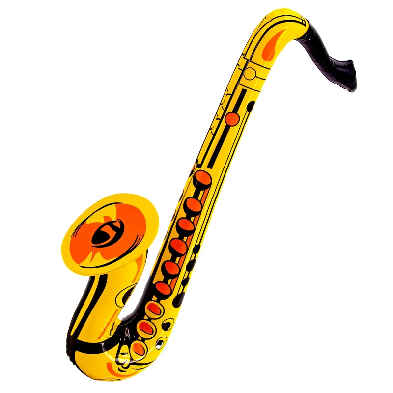 Aufblasbares Goldenes Saxophon 55cm