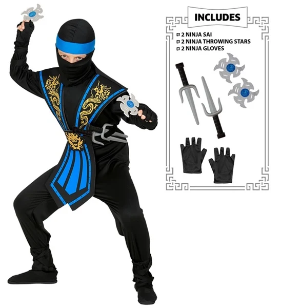 Ninja Kostüm Fukita für Kinder