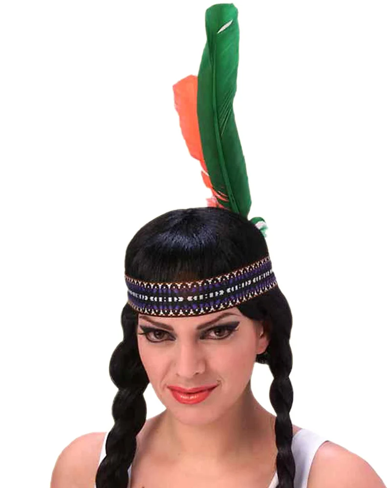 Indianer Kopfschmuck mit Federn