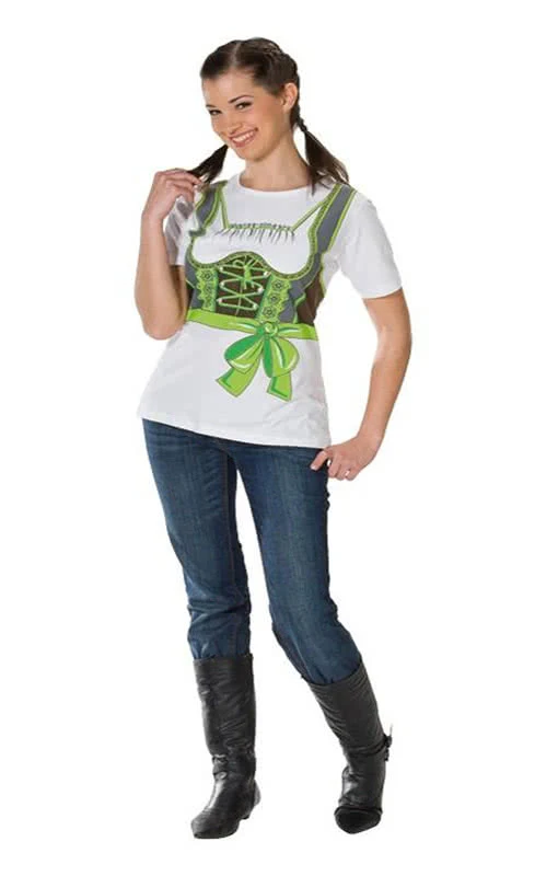 T-Shirt Dirndl grün Gr. 42