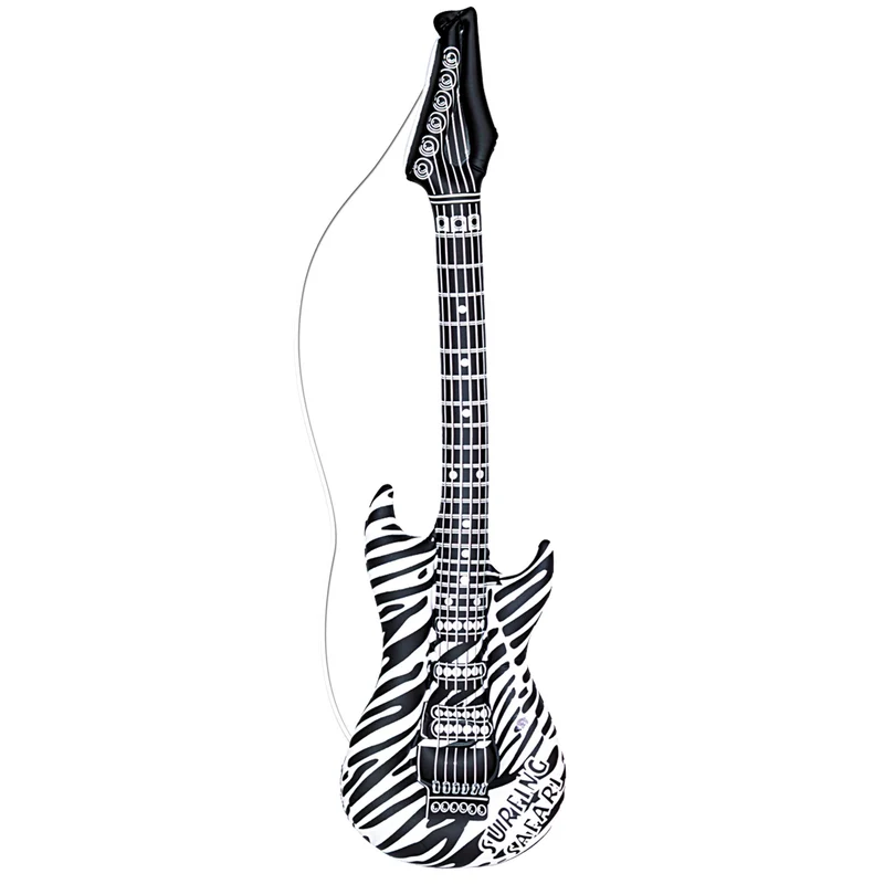 Zebra Gitarre Aufblasbar 105cm