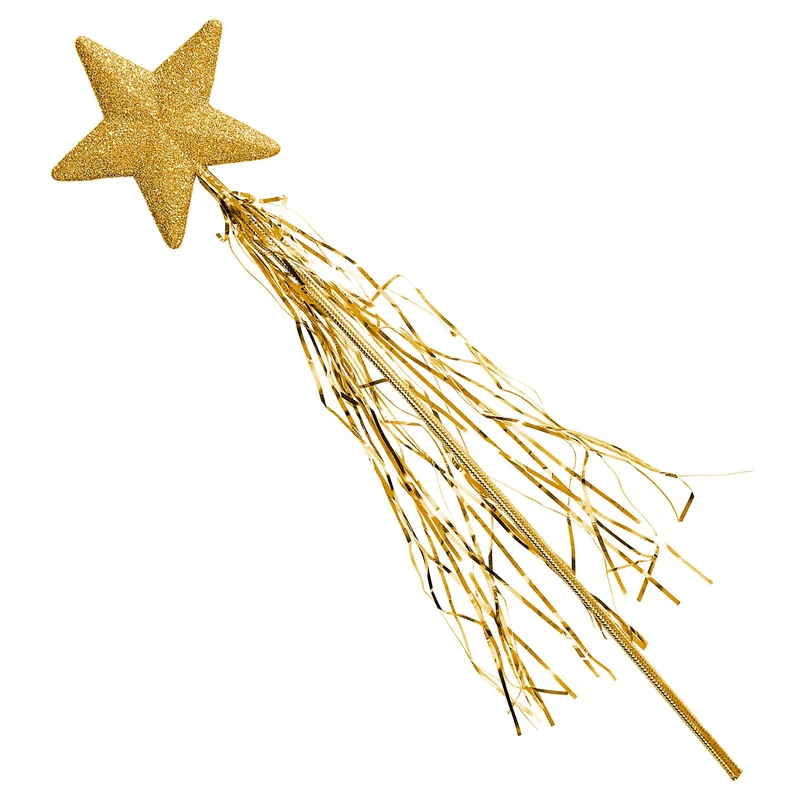 Glitzer Stern-Zauberstab 46cm