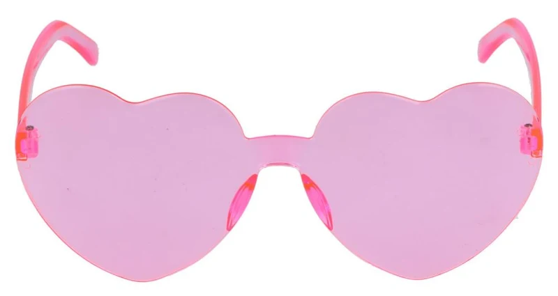 Liebesblick Brille in Rosa