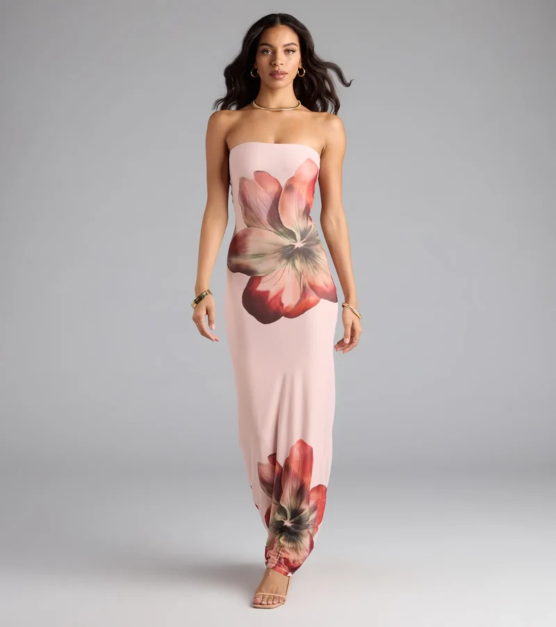 Bold Beauty Floral Maxi Dress