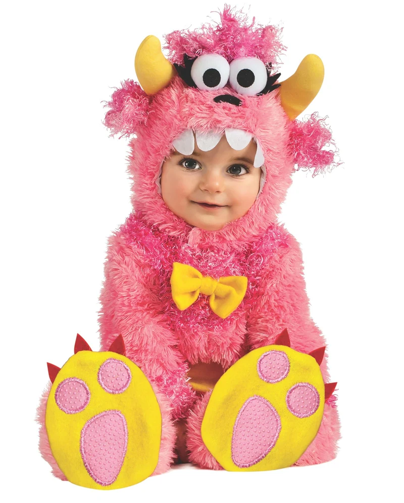 Pink Mini Monster Babykostüm