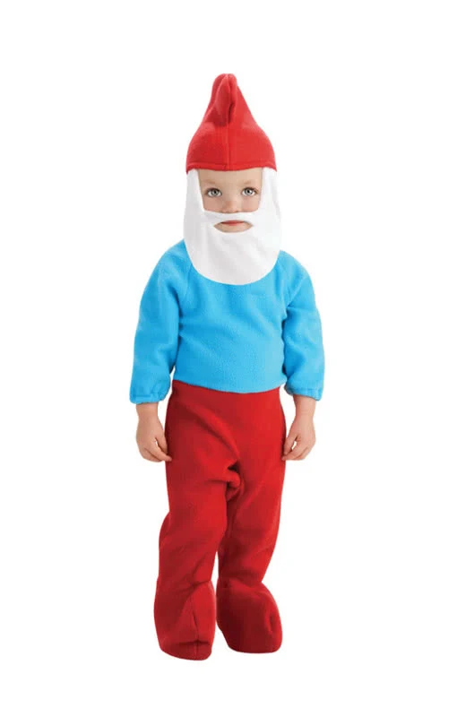 Papa Schlumpf Kleinkinderkostüm