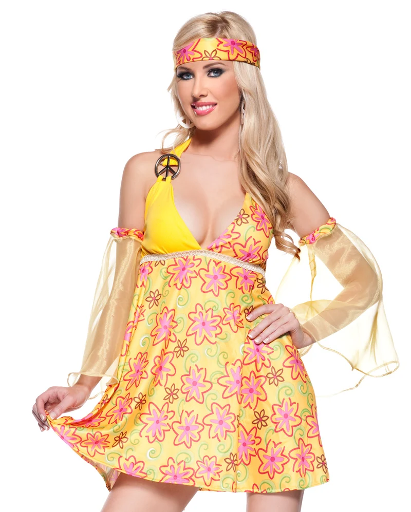 Blumenkind Minikleid XLarge