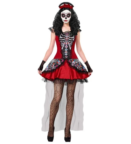 MUJER DIA DE LOS MUERTOS