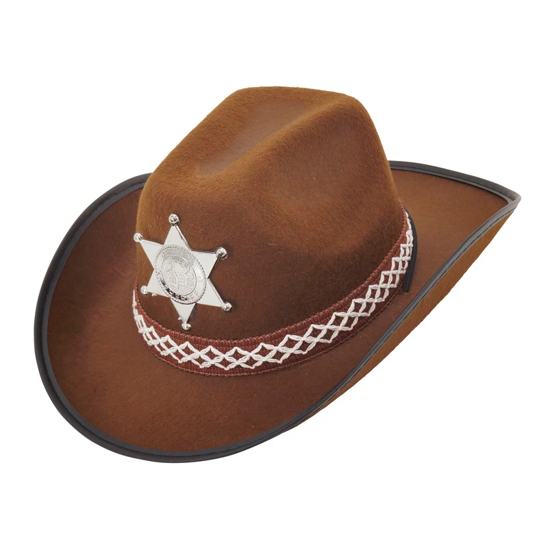Cowboy Sheriff Hut für Kinder