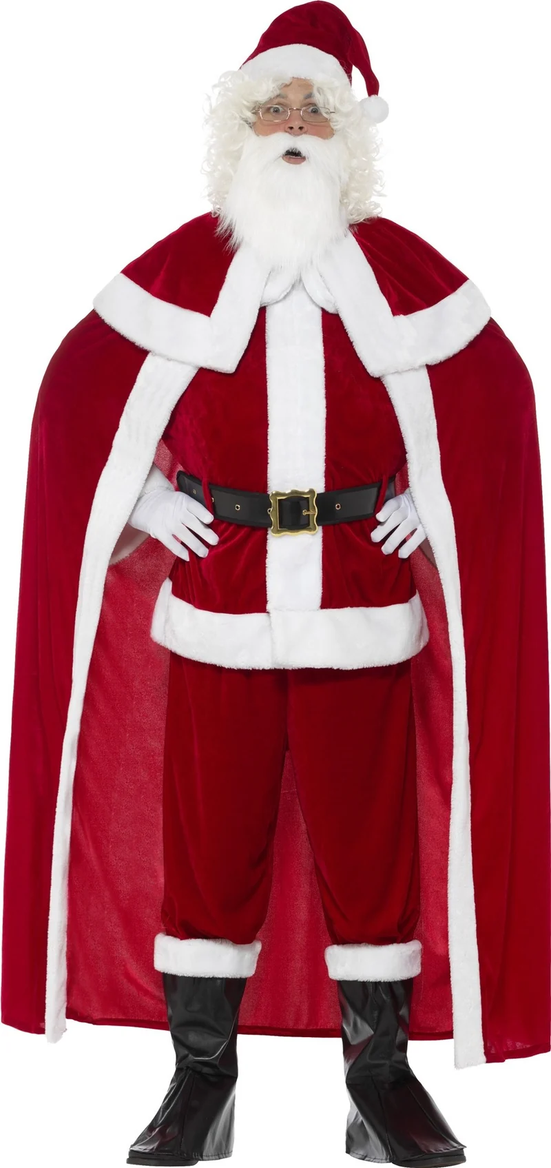 Weihnachtsmann Deluxe Kostüm für Herren