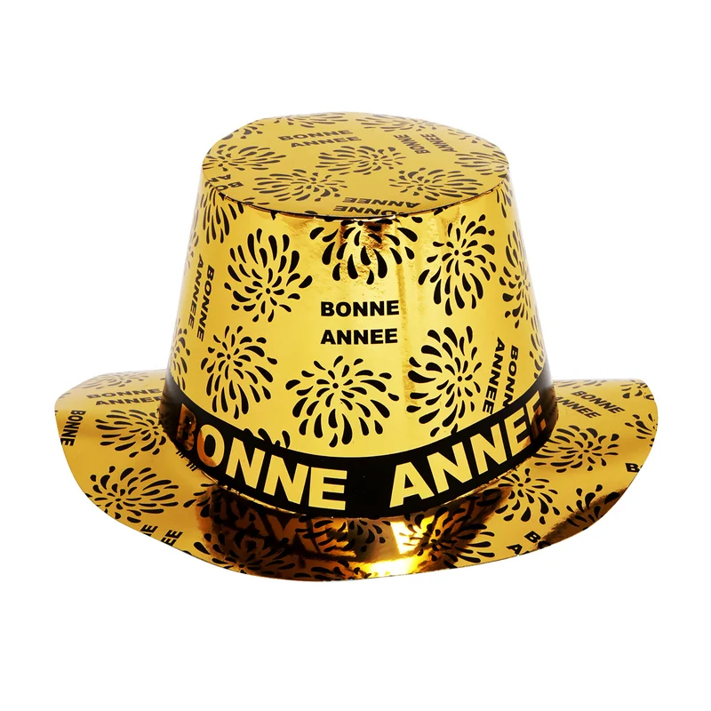Zylinder BONNE ANNÉE gold