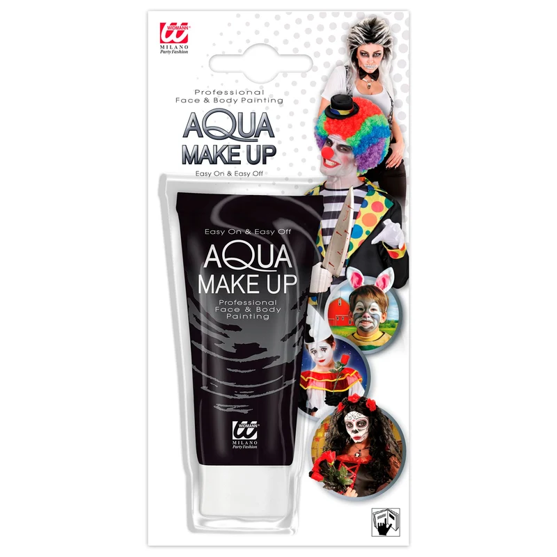 Schwarzes Aqua Make-Up 30ml
