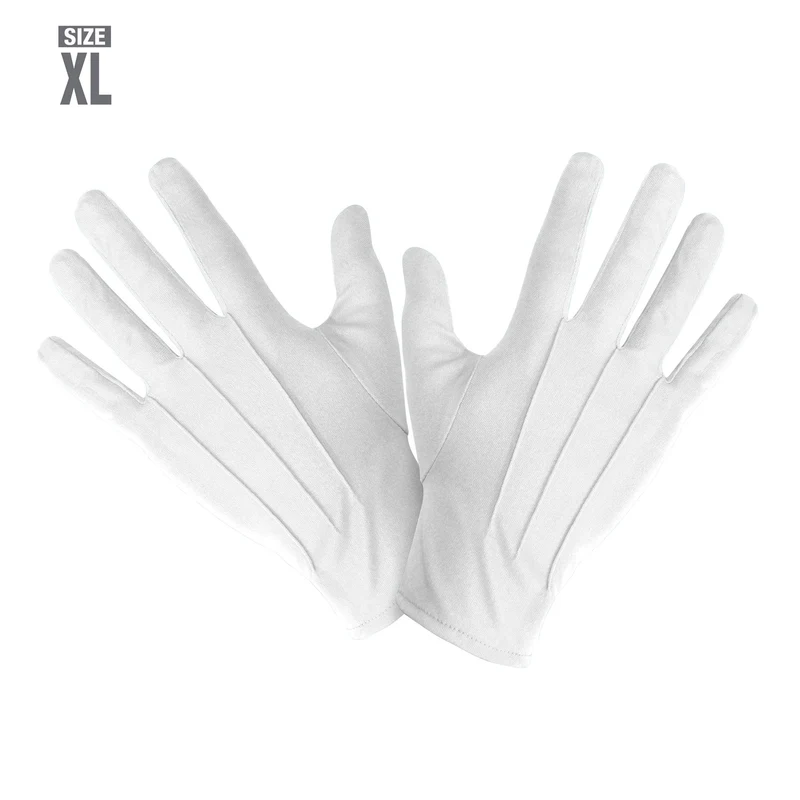 "HANDSCHUHE" weiß Größe XL