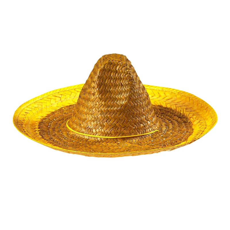 Gelber Party Sombrero 48 cm