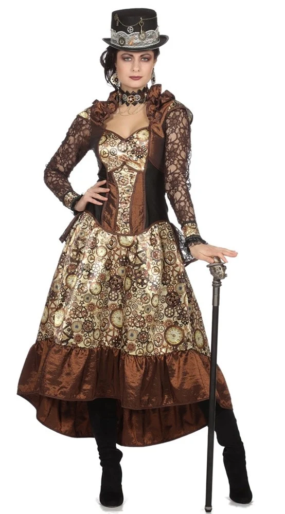 Edles Steampunk Damenkostüm Amalia