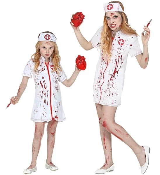 Zombie Krankenschwester Kinderkostüm