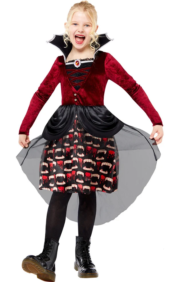 Vampir Prinzessin Ella Mädchenkostüm
