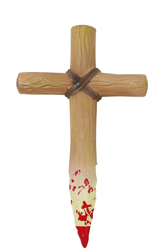 Blutiges Kreuz 30cm