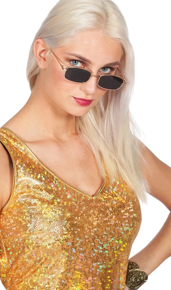 Bling Bling Festival Kleid für Damen in gold
