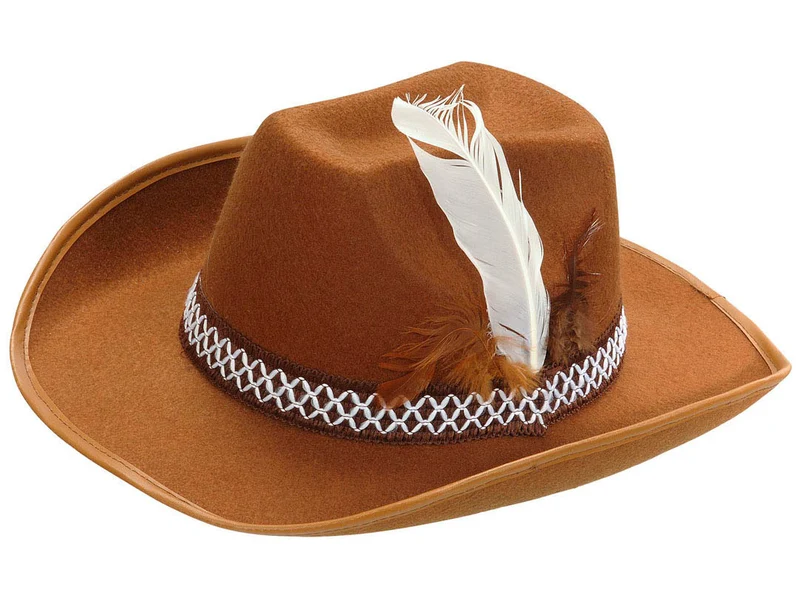 Maynard Cowboy Hut mit Federn