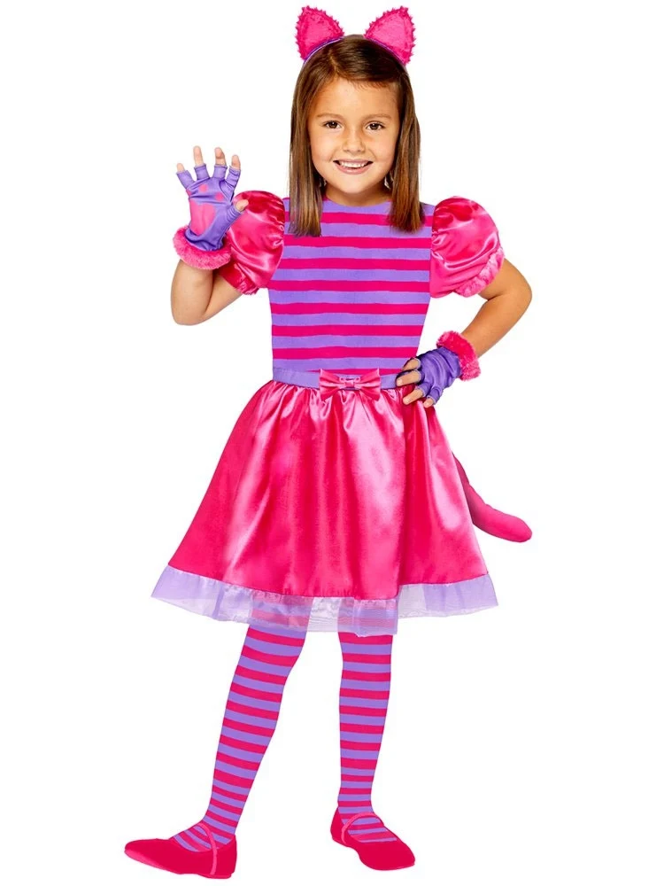 Grinsekatze Kleid Mädchenkostüm