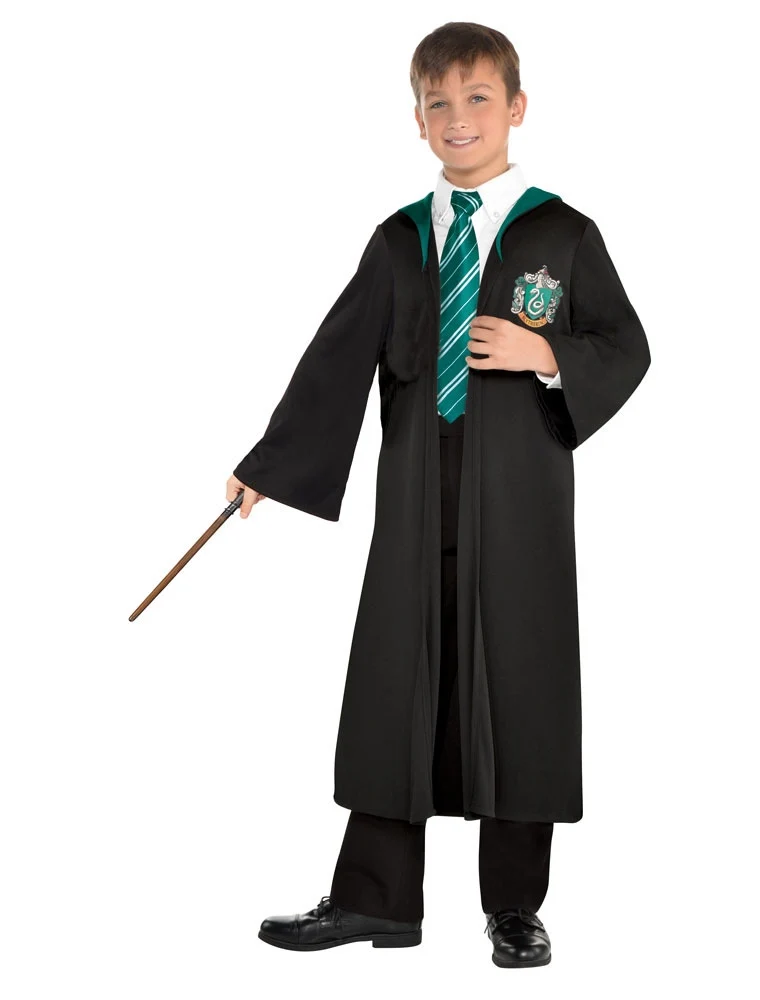 Slytherin Schulrobe Kostüm für Kinder
