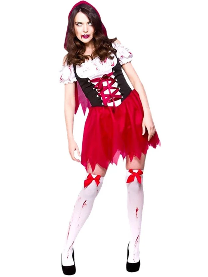 Todkäppchen Zombie Kostüm für Damen