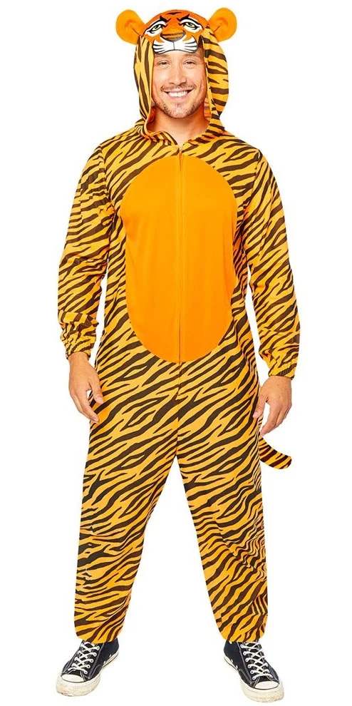 Tiger Overall Kostüm für Herren