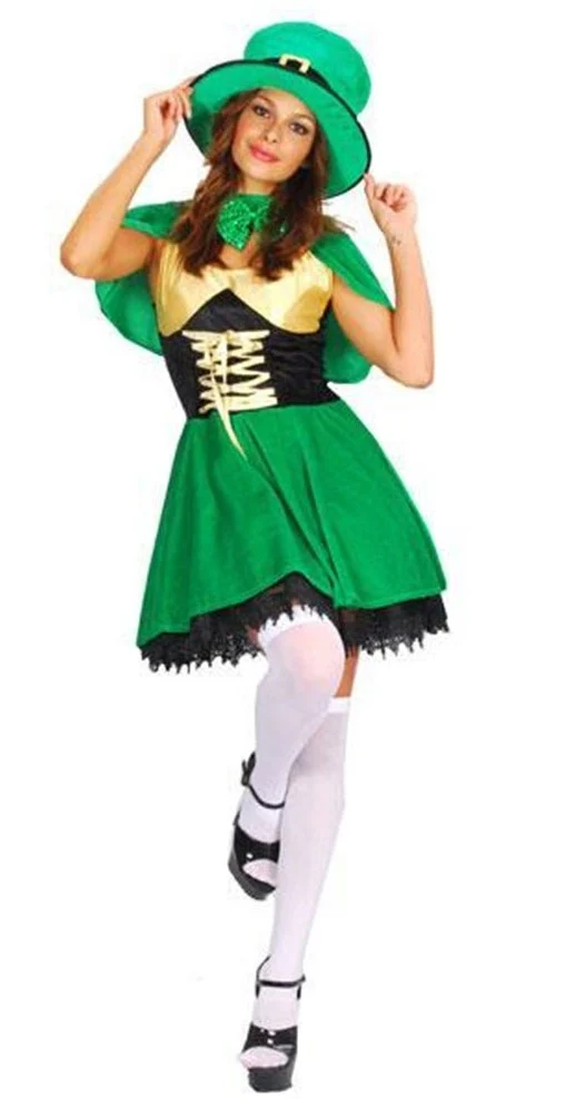 Leprechaun Kobold Damenkostüm