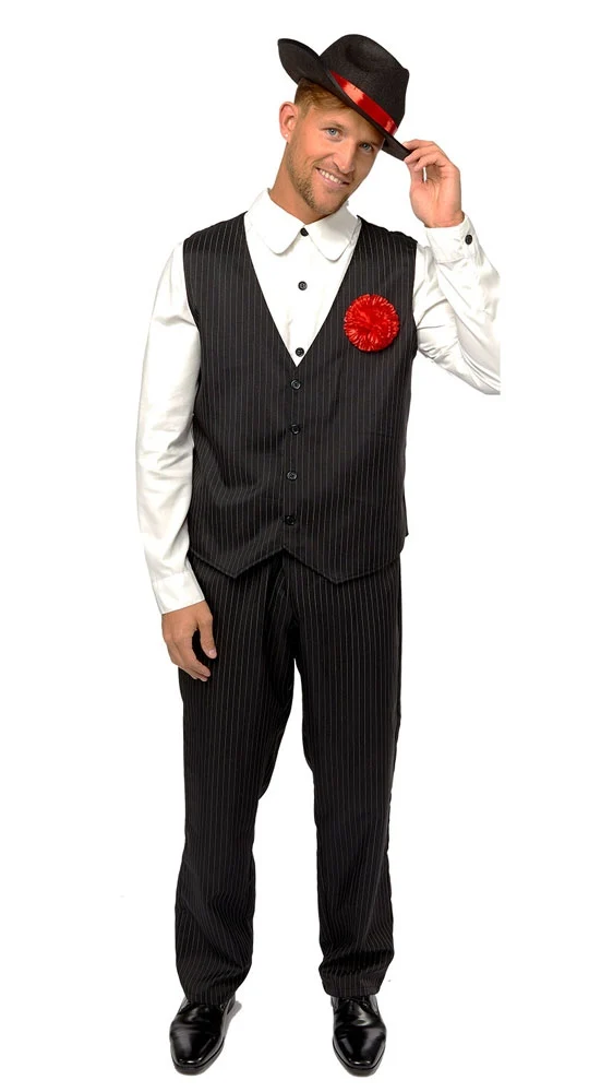 20er Jahre Gangster Gentleman Herrenkostüm