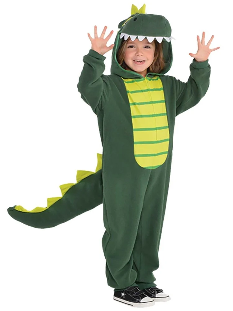 Dinosaurier Overall Kinderkostüm grün