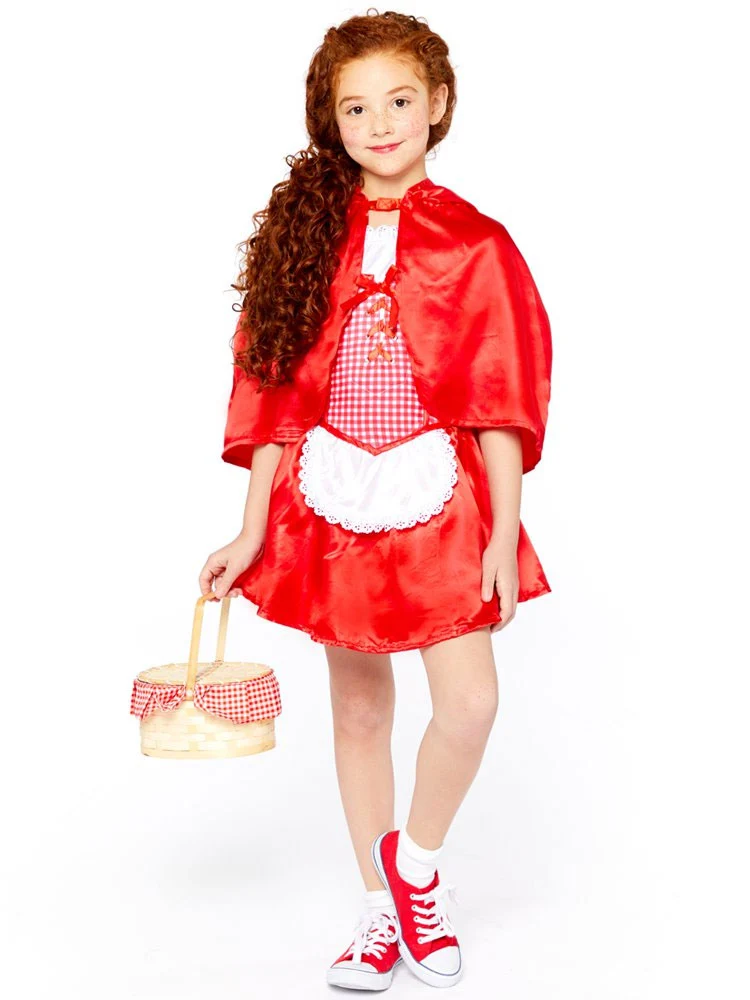 Rotes Waldmädchen Kinderkostüm