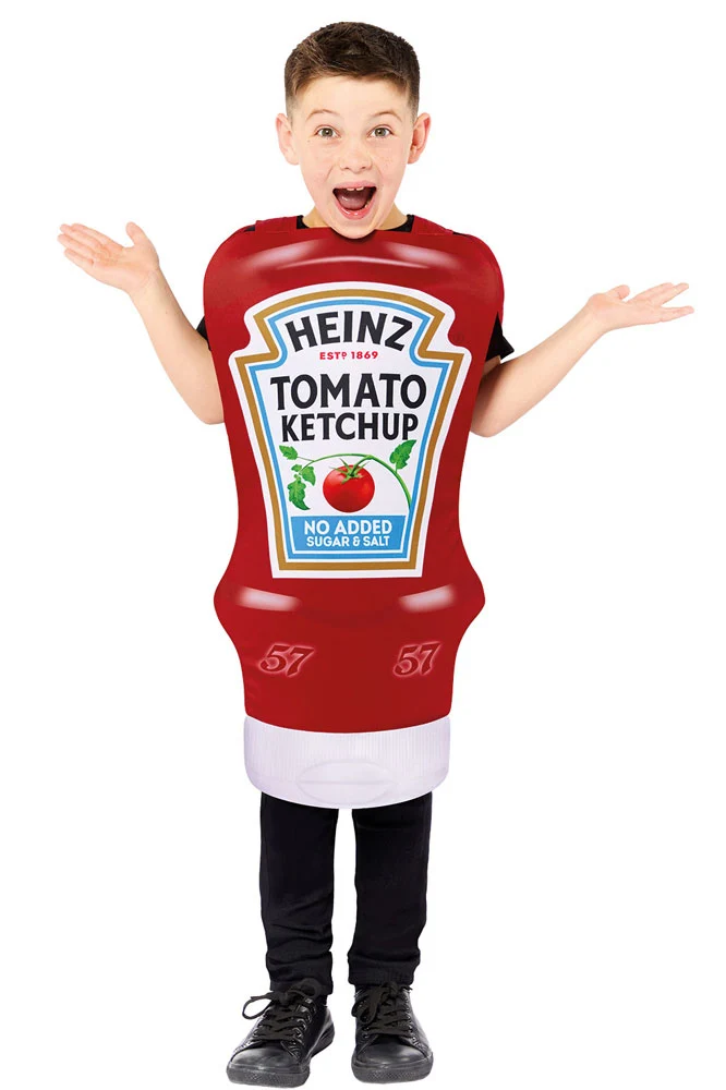 Heinz Ketchup Flasche Kinderkostüm