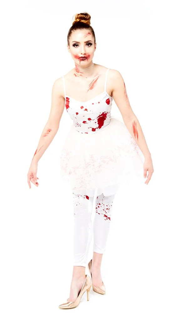 Blutige Zombie Ballerina Damenkostüm