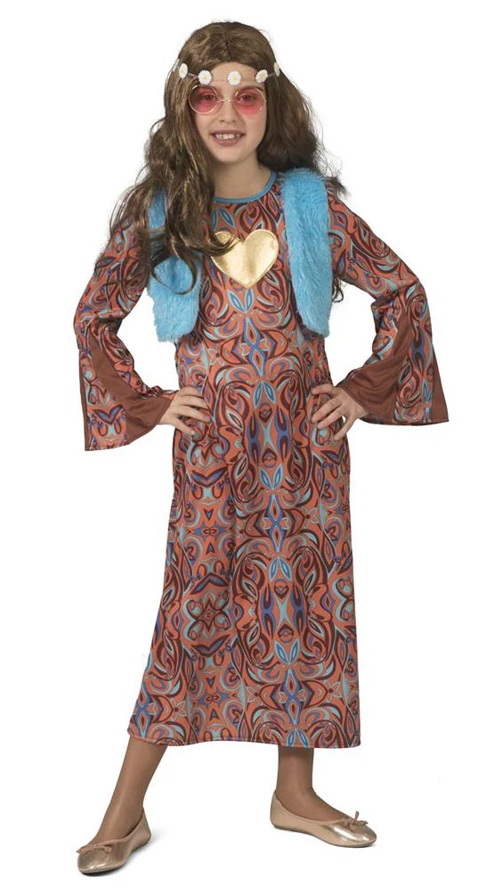 Hippie Girl Carly Mädchenkostüm