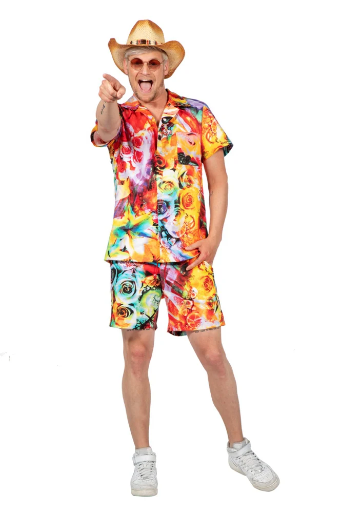 Multi Flower Festival Sommer Set für Herren