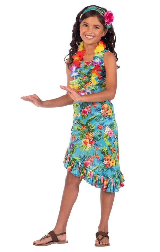 Hawaii Girl Hulala Mädchenkostüm