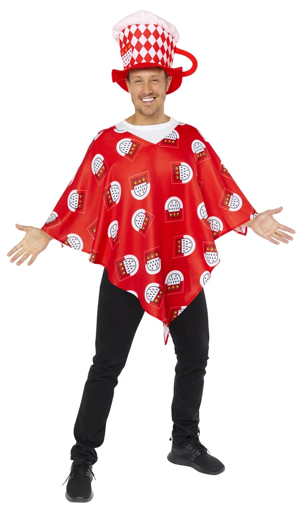 Köln Poncho für Damen und Herren