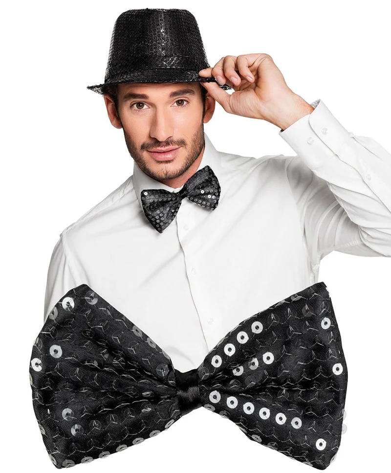 Schwarze Paillettenfliege