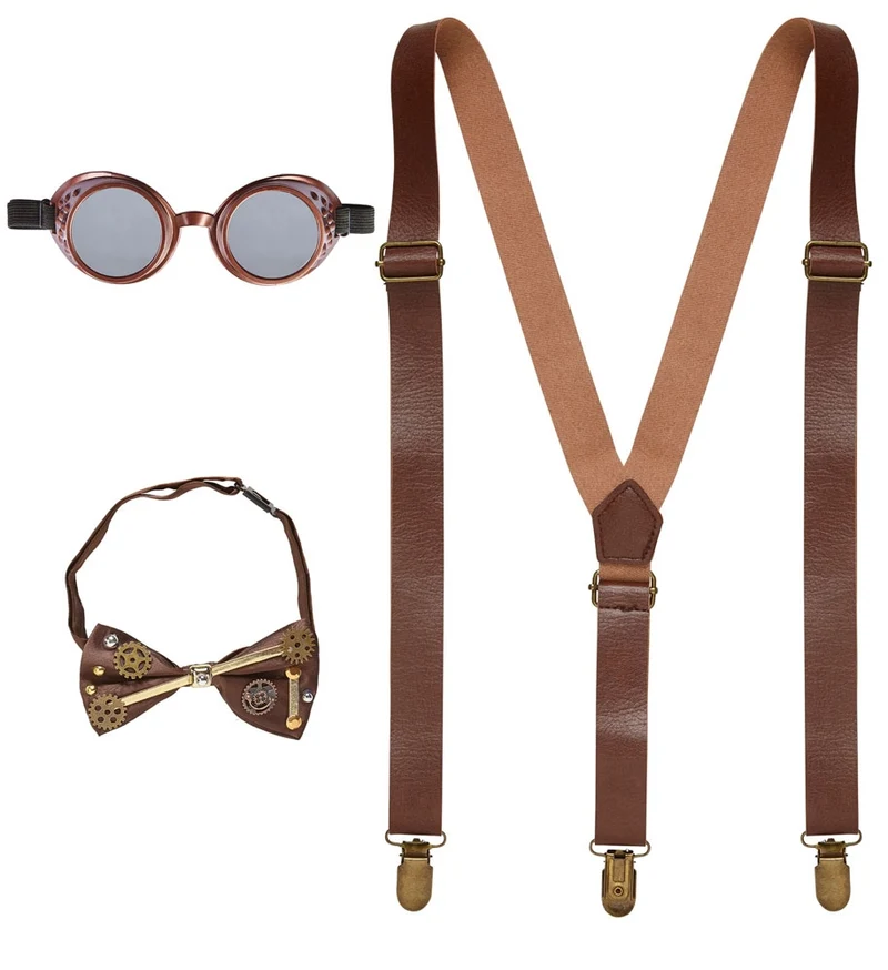 Steampunk Zubehör Set 3-teilig