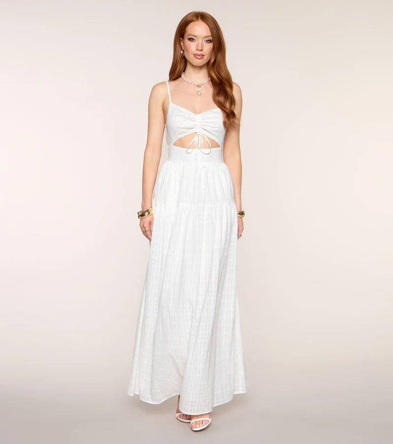 Flirty Chic Cutout Maxi Dress