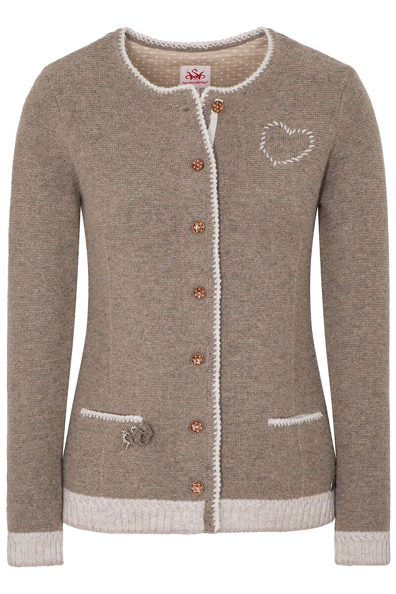 Damen Strickjacke lang