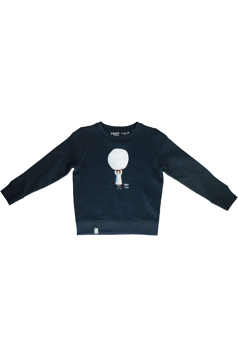 Kinder Pullover Schneeballschlacht mit Pippi